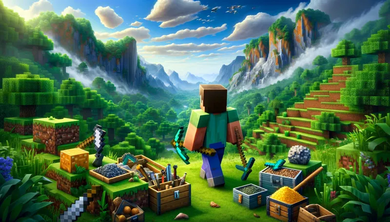 De bästa sätt att samla resurser snabbt i Minecraft