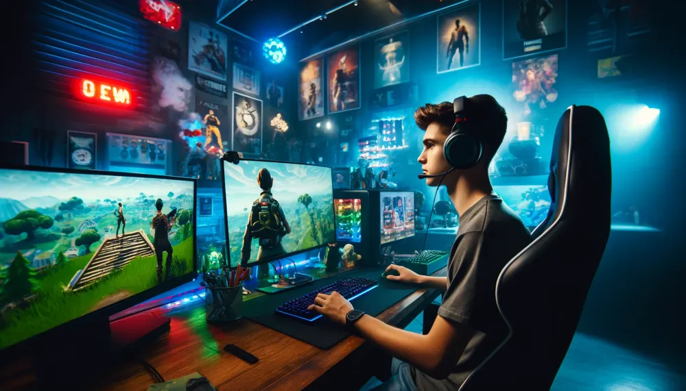 En dag i livet för en professionell Fortnite-spelare